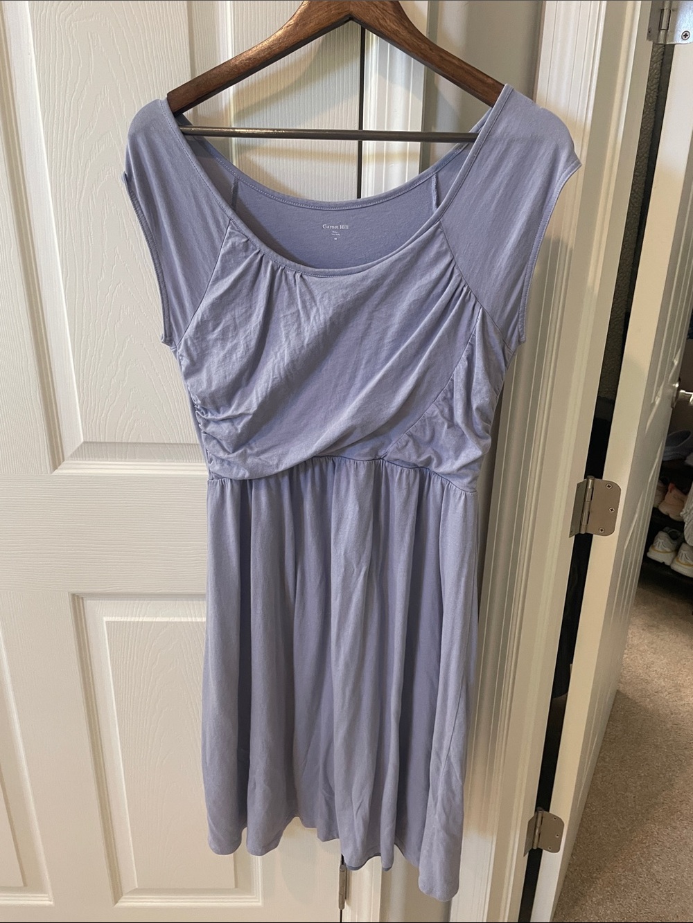 Garnet Hill Lavender Scoop Neck dress